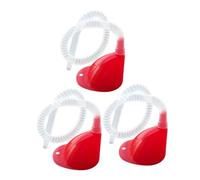 Hemobllo 3 set Imbuti Plastica per Carburante Auto con Tubo Flessibile Trasparente Beccuccio Allungato per Olio Benzina e Acqua Lavavetri Imbuto per Manutenzione Veicoli