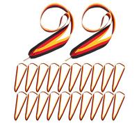 Hemobllo 30 Cordini Porta Badge Identificativi con Clip a Sgancio Rapido Nastri da Collo per Medaglie Premio Sportivi per Riunioni Volontari e Cerimonie di Premiazione