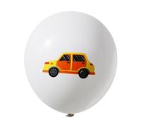 Hemobllo 30 Palloncini in Lattice da 12 Pollici con Stampa Auto Aereo e Semaforo Decorazioni per Feste Resistenti e Riutilizzabili Adatti per Compleanni e Party