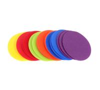 Hemobllo 30 pezzi Adesivi Rotondi per Tappeto Colorati Marcatori per Aula per Giochi Yoga e Attività Didattiche Materiali Durevoli e Facili Usare