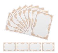 Hemobllo 30 pezzi Carta per Certificati Vuota Carta Interna Stampabile Elegante per Diplomi e Premi Pergamena Decorativa con Liscio Adatta per Ufficio e Casa Dimensioni