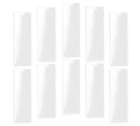 Hemobllo 30 Pezzi Cover Trasparente Autoadesiva per Carte Materiale Protezione Anti-ossidazione per Badge e Schede Custodia Adesiva Multiuso per Ufficio Scuola e Supermercato