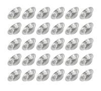 Hemobllo 300 Pezzi Stampo per Crostata all Uovo in Tinfoil, Set Argento