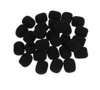 Hemobllo 30pezzi Copertura in Schiuma per Microfono Parabrezza Antirumore Leggero e Portatile per Microfoni Bavero e Palmari Riduce Rumore del Vento Fondo per Audio Chiaro in Riunioni
