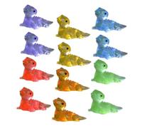 Hemobllo 30pezzi Statuette Di Lucertole in Miniatura in Resina Ornamenti Di Animali Luminosi Al Buio Decorazioni Di Micro Paesaggi Per Piante in Vaso Scrivania Giardino