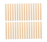 Hemobllo 32 pezzi Bastoncini Ritmici in Legno per Strumenti Musicali Percussione Sicuri con Bordi Arrotondati Regalo Educativo per Principianti Migliora Immaginazione Visiva e Auditiva
