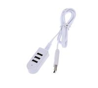 Hemobllo 3a Hub USB Multi-porta Caricabatterie Cavo di Prolunga Convertitore Espansione Mini Compatto Trasporto Facile Desktop Notebook Applicazioni Estese Ricarica Offline Alimentatore