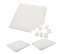 Hemobllo 3fogli Spugna per Coltivazione Senza Terra Vassoio Blocco di Spugna Quadrata per Serra Starter per Coltivazione di Verdure Fiori e Frutta Substrato Sicuro Traspirante e Idratante