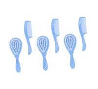 Hemobllo 3sets Pettine per Ragazzo Ragazza Ragazza Setola Fine Delicata sulla Kit Spazzola per Shampoo e Bagnetto Leggero e Facile da Impugnare