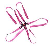 Hemobllo 4 Cinghie di Sicurezza per Seggiolone a 5 Punti per Ragazzo Ragazza Imbracature Regolabili per Seggiolino Cinture di Ricambio Sgancio Rapido per Passeggino e Seggiolone