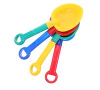 Hemobllo 4 Palette da Spiaggia in Plastica PP Colorate Leggere e Resistenti Giocattoli per Giochi Estivi sulla Sabbia Facile da Pulire e Maneggiare Colore Casuale Colore Casuale