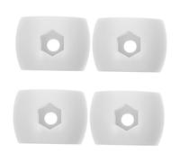 Hemobllo 4 pezzi Anello di Arresto per Aste Calcio Balilla in Resistente da Posizionatore per Tavolo Biliardino Accessorio Facile da Installare per Migliorare Posizionamento della Pallina