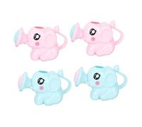 Hemobllo 4 pezzi Annaffiatoi da Bagno Forma di Elefante in Plastica Giocattoli da Vaschetta per Design Cartone Animato Ergonomico Adatti Ragazzi e Ragazze per Doccia e Bagnetto