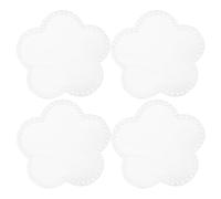 Hemobllo 4 Pezzi Base in Acrilico a Forma di Fiore per Borse all Uncinetto, Fondo per Borsa Trasparente, Materiale Creativo per Borse Fai da Te, Adatto a Principianti ed Esperti