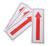 Hemobllo 4 pezzi Cartelli Freccia in Metallo Segnali Direzionali Riflettenti in Alluminio Leggero Anti-ruggine Indicazioni Stradali Esterno per Sicurezza e Orientamento Facili da