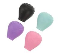 Hemobllo 4 pezzi Copri Pennelli in Silicone Protettore per Pennelli Fondotinta con Custodia Antipolvere Colorata Portapennelli Organizer Facile da
