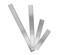 Hemobllo 4 Pezzi Di Righello In Acciaio Industriale Strumento Di Disegno Architettonico Fornitura Di Righello Di Misurazione In Metallo Accessorio Per