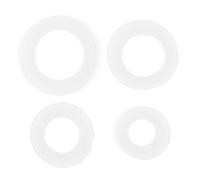 Hemobllo 4 pezzi Kit Dilatatori Orecchie in Silicone Sottile Flessibile con Glow Notturno Expander Luminosi per Tunnel e Piercing Accessori per Feste e Serate