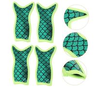 Hemobllo 4 pezzi Maniche Protettive per Ghiaccioli Sirena Riutilizzabili Neoprene Isolamento e Design per Feste e Uso Adatte per Adulti Colore Casuale Colore Casuale