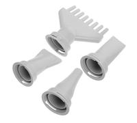Hemobllo 4 Pezzi Nozzle per Phon in Abs per Toelettatura Cani e Salone Ugelli in Plastica Leggeri e Resistenti Controllo Aria per Asciugatura Precisa e Facile Sostituzione