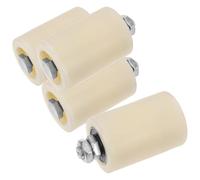 Hemobllo 4 Pezzi Rulli Guida Scorrevoli in Nylon 50x70mm per Cancelli e Porte Scorrevoli, Ruote di Ricambio Resistenti e Silenziose, Accessori per Serramenti a Binario, Sostituzione Ruota