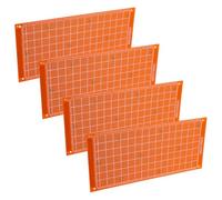 Hemobllo 4 Schede Perforate Pcb 10x22cm per Prototipi Elettronici, Basette Pcb Isolanti per Progetti Fai da Te, Strisce di Circuiti Stampati per Saldatura e Apprendimento Stem
