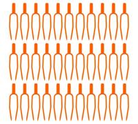 Hemobllo 400 Pezzi Clip di Fissaggio per Giardinaggio in Plastica Arancia | Blocca Tralci e Steli, Riduce gli Intrecci, Utensile Versatile per Coltivazioni e Piccoli Spazi Verdi