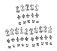 Hemobllo 45pezzi Adattatori Di Vite Per Treppiede Per Accessori Fotografici Conversione Vite Per Supporto Luce e Attivatori Flash Argento