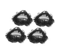 Hemobllo 4Pezzi Chignon Danza per Design Coulisse Accessori per Comode e Sicure per Spettacoli Danza