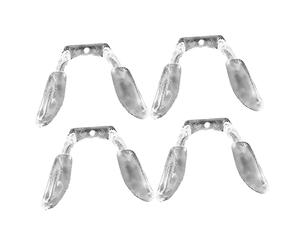 Hemobllo 4Pezzi Cuscinetti Al Naso Silicone Sostituibili per Occhiali Comodi e Antiscivolo Compatibili con Diversi Telai e Occhiali Sole per Comfort e Stabilità
