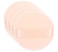 Hemobllo 4pezzi Puff Cipria Rotondi s Spugnette Make up Per Fondotinta e Polvere Sciolta Soffici e Delicati Sulla Applicazione Uniforme e Veloce