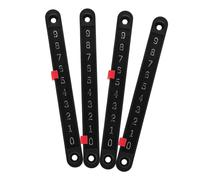 Hemobllo 4pezzi Segnapunti Per Giochi Da Tavolo Di Calcio Accessori Per Feste Di Compleanno Gioco Interattivo Per Famiglie Contatori Manuali Facili Da Leggere e Portatili