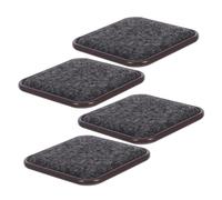 Hemobllo 4pezzi Sottobicchieri in Plastica Per Mobili Antiscivolo Per Sedie e Tavoli Fermadivano Resistenti Accessori Per Letti e Pavimenti