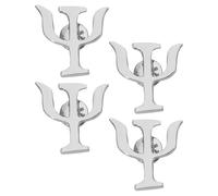 Hemobllo 4pezzi Spilla Psicologica in Lega Vintage per Giacche da Uomo Camicie Cappotti Maglioni Cappelli Zaini Accessori da Bavero per Donne