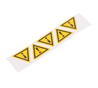 Hemobllo 5 pezzi Adesivi Avvertimento Autoadesivi per Pericolose Sicurezza con Design Accattivante e Alta Durabilità per Promuovere La Consapevolezza Della Sicurezza