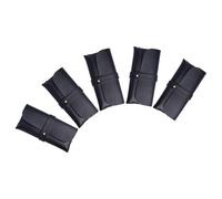 Hemobllo 5 Pezzi Custodia Pelle PVC Nera Custodia Rigida Portatile Antigraffio Protezione Elegante per da Sole Leggera Realizzata Mano