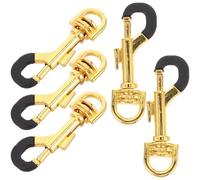 Hemobllo 5 Pezzi Gancio per Tracolla Sassofono in Metallo Oro Clip a Molla, Accessorio per Strumenti a Fiato Elettronici, Regolazione Rapida per Insegnamento e Creazione Borse