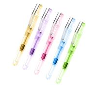 Hemobllo 5 pezzi per Calligrafia con Punte Morbide per Scrittura e Pratica Della Calligrafia Ricaricabile e Riutilizzabile Design Ergonomico per Presa Confortevole e Colore Casuale