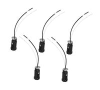 Hemobllo 5 Pezzi Portalampada E12 in Bachelite con Filo senza Chiave per Lampade da Tavolo e Applique, Attacco Versatile per Lampadine LED