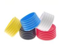 Hemobllo 5 Pezzi Protezione Overgrip in Silicone per Racchetta | Set di Ricambio Elastico, Mantiene Nastro Fermo, Design Flessibile per Molti Telai