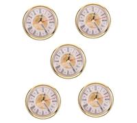 Hemobllo 5 Pezzi Vintage con Meccanismo Silenzioso Testa Rotonda Decorativa per DIY Facile da Installare Ogni