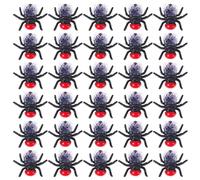 Hemobllo 50 Mosche Finte, Insetti di Plastica Realistici per Scherzi di Halloween, Scherzi del Pesce D'aprile, Divertimento per Le Feste