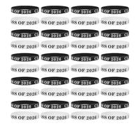 Hemobllo 50 Pezzi Braccialetto Non Deformabile in Silicone per Festa di 2026 Accessorio per Party e Regali a Insegnanti e Compagni