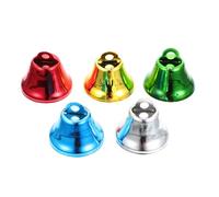 Hemobllo 50 Pezzi Campanelline Mini in Metallo Resistenti per Giochi Pappagalli e Decorazioni Natalizie Campanelli Colorati per Collari Animali Accessori Fai da Te per Ghirlande e Gabbie