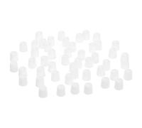 Hemobllo 50 pezzi Cappucci Dentifricio in Plastica Resistenti Tappi Vite per Tubetti Morbidi Copri Bottiglie Viaggio Multifunzione per Pasta Denti e Pomate Design Elegante e Facile da