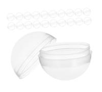 Hemobllo 50 Pezzi Conchiglia Gacha Capsule Rotonde Trasparenti Capsule Di Palline Premio Capsule Cono a Cono a Tubo Trasparente Divertenti Capsule Rotonde Vuote Transparent Plastica