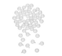 Hemobllo 50 Pezzi Half Pearl Buttons Plastic Decorative Half Ball Buttons For Sewing Diy Crafts Clothing Shirts Skirts Wedding Dresses