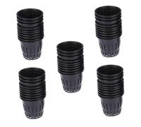 Hemobllo 50 Pezzi Vasi Rete in Plastica per Idrocoltura Retine Traspiranti per Coltivazione Piante Vasi da Vivai per Interni e Giardino Resistenti e Riutilizzabili Riutilizzabile