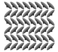 Hemobllo 500 Pezzi Tappi di Protezione a Vite in Plastica Nera Coperture Decorative a Cupola per Viti di Fissaggio per Mobili e Armadi Interni Rifinitura e Protezione Filettature Viti