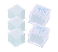 Hemobllo 500 Pezzi Vetrini per Microscopio in Vetro 22x22mm Quadrati Resistenti a Danni per Confezione per Preparazione Precisa di Campioni in Laboratorio